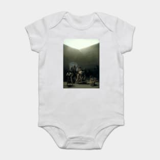 Yard with Lunatics - Francisco Goya Baby Bodysuit